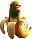 Chimpanzini Bananini - Monkey Trickster character illustration